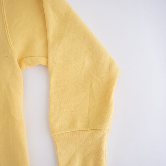 Vintage Fruit of the Loom Yellow Cotton Blend Lamb Graphic Sweet Sweatshirt L - Picture 4 of 9